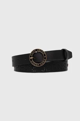 Pepe Jeans pasek skórzany MARLOWE BELT damski kolor czarny PL020850