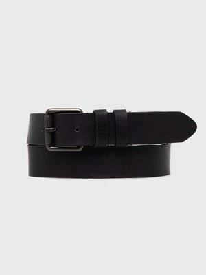 Pepe Jeans pasek skórzany TATE BELT męski kolor czarny PM021028