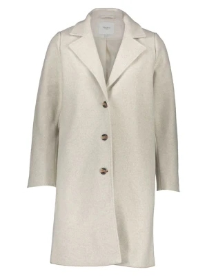 Pepe Jeans Płaszcz przejściowy w kolorze kremowym rozmiar: S