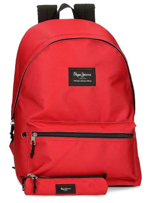 Pepe Jeans Plecak "Aris" w kolorze czerwonym - 31 x 44 x 17 cm rozmiar: onesize
