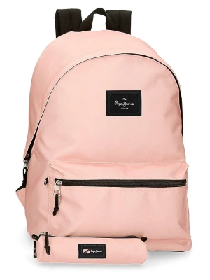 Pepe Jeans Plecak "Aris" w kolorze jasnoróżowym - 31 x 44 x 15 cm rozmiar: onesize