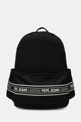 Pepe Jeans plecak OTTO DUBLIN męski kolor czarny duży z aplikacją PM030859