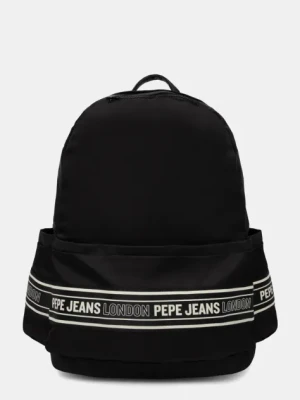 Pepe Jeans plecak OTTO DUBLIN męski kolor czarny duży z aplikacją PM030859