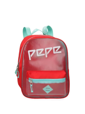 Pepe Jeans Plecak w kolorze turkusowo-czerwonym - (S)25 x (W)32 x (G)12 cm rozmiar: onesize