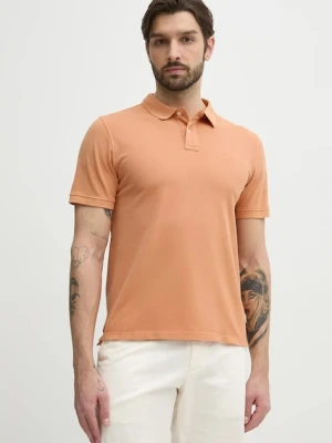 Pepe Jeans polo damskie bawełniane NEW OLIVER GD pomarańczowy