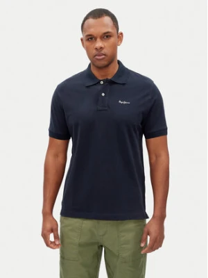 Pepe Jeans Polo Essential PM542298 Granatowy Regular Fit