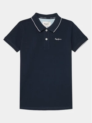 Pepe Jeans Polo New Thor PB540938 Granatowy Regular Fit