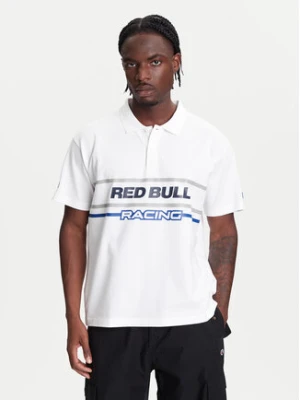 Pepe Jeans Polo Red Bull Racing Moto Panel RM540017 Biały Regular Fit