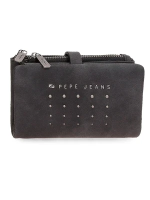 Pepe Jeans Portfel "Holly" w kolorze antracytowym - 14 x 9 x 2 cm rozmiar: onesize