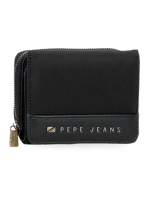 Pepe Jeans Portfel "Morgan" w kolorze czarnym - 10 x 8 x 3 cm rozmiar: onesize