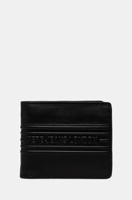 Pepe Jeans portfel skórzany WOLF WALLET męski kolor czarny PM070386