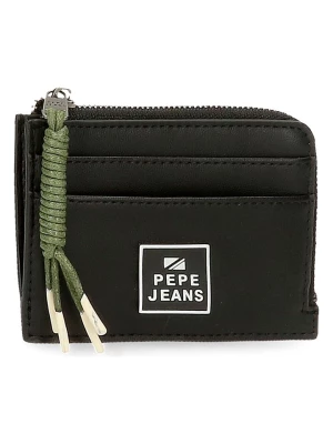 Pepe Jeans Portfel w kolorze czarno-oliwkowym - 11,5 x 8 x 1,5 cm rozmiar: onesize