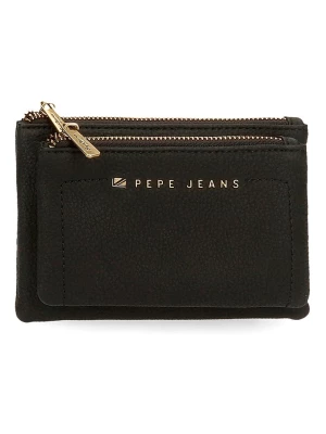 Pepe Jeans Portfel w kolorze czarnym - 17 x 9 x 2 cm rozmiar: onesize