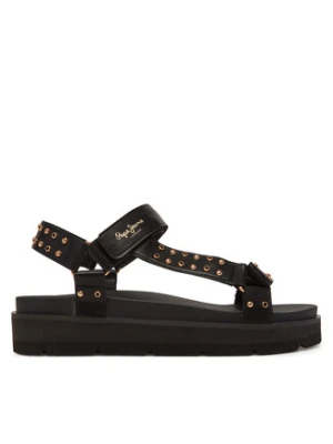 Pepe Jeans Sandały PLS90678 Czarny