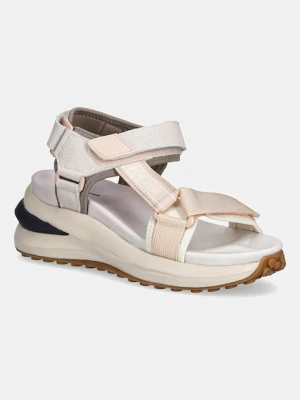 Pepe Jeans sandały WINSLOVE SPORT damskie kolor beżowy na platformie PLS90708
