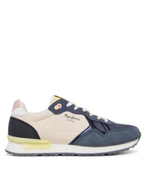 Pepe Jeans Sneakersy Brit Camp W PLS40038 Granatowy