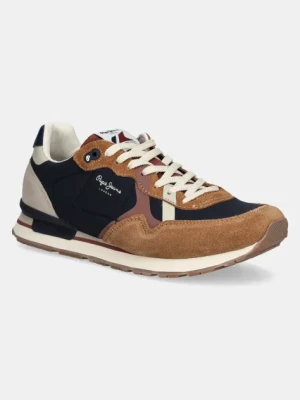 Pepe Jeans sneakersy BRIT COVER M męskie kolor brązowy PMS40029