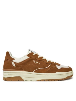 Pepe Jeans Sneakersy Chester Air M PMS00033 Brązowy