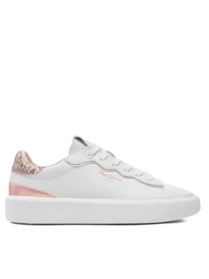 Pepe Jeans Sneakersy Dobbie Seal PLS00006 Biały
