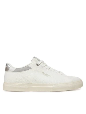 Pepe Jeans Sneakersy Kenton Knit PLS31601 Biały