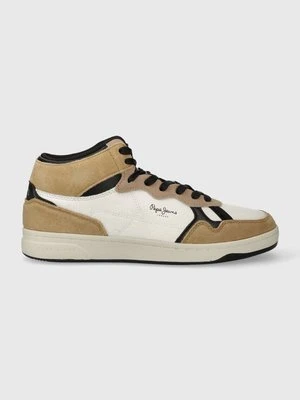 Pepe Jeans sneakersy KORE BASKET M kolor brązowy PMS30999