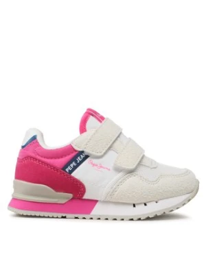 Pepe Jeans Sneakersy London Basic Gk PGS30565 Biały