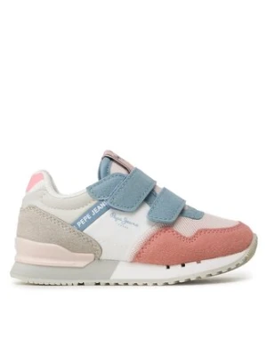 Pepe Jeans Sneakersy London Basic Gk PGS30565 Niebieski