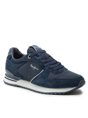 Pepe Jeans Sneakersy London City PMS30874 Granatowy