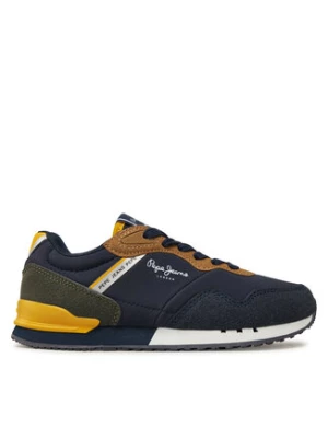 Pepe Jeans Sneakersy London Class B PBS40008 Granatowy