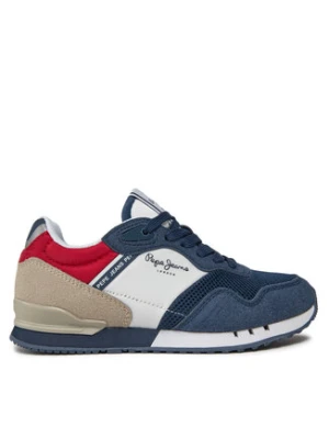 Pepe Jeans Sneakersy London Urban B PBS40002 Granatowy