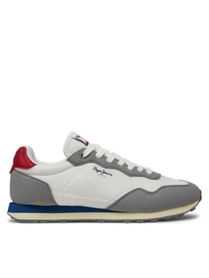 Pepe Jeans Sneakersy Natch Basic M PMS40010 Biały