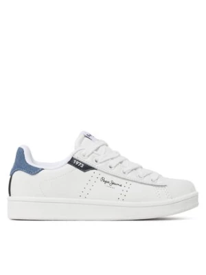 Pepe Jeans Sneakersy Player Basic B Jeans PBS30545 Biały