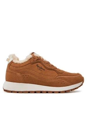 Pepe Jeans Sneakersy PLS60015 Brązowy