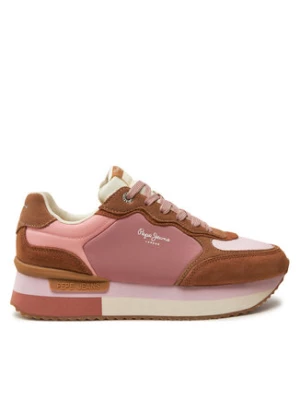 Pepe Jeans Sneakersy PLS60025 Brązowy