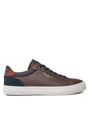 Pepe Jeans Sneakersy PMS30839 Brązowy