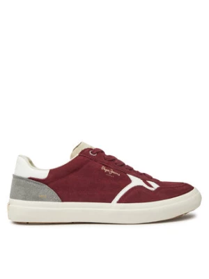 Pepe Jeans Sneakersy PMS31058 Bordowy