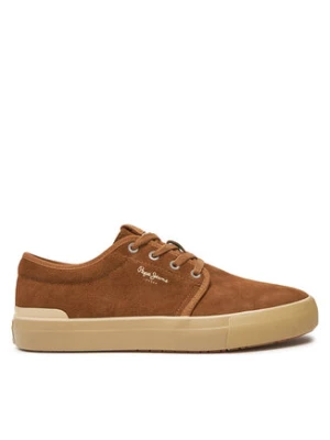 Pepe Jeans Sneakersy PMS31071 Brązowy