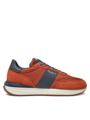 Pepe Jeans Sneakersy PMS60020 Brązowy