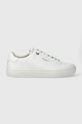 Pepe Jeans sneakersy skórzane PMS00007 kolor biały CAMDEN BASIC M