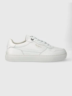 Pepe Jeans sneakersy skórzane PMS00009 kolor biały CAMDEN CLASS M