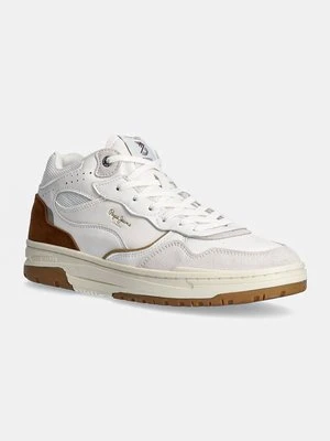 Pepe Jeans sneakersy skórzane PMS00032 kolor biały CHESTER EVOLUTION M