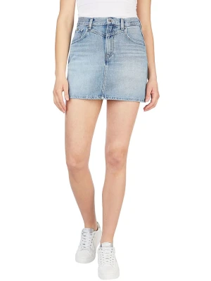 Pepe Jeans Spódnica dżinsowa "Rachel" w kolorze błękitnym rozmiar: S