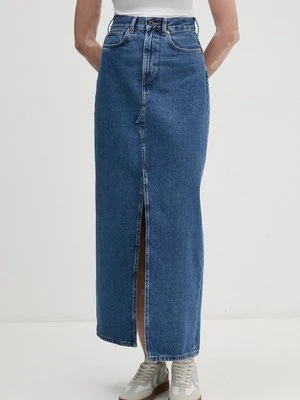 Pepe Jeans spódnica jeansowa MAXI SKIRT HW kolor granatowy maxi prosta PL901168CT9