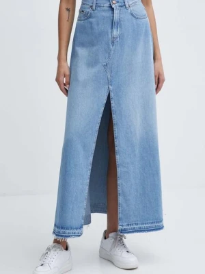 Pepe Jeans spódnica jeansowa MAXI SKIRT HW SKY REG kolor niebieski maxi rozkloszowana PL901130R