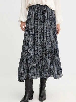Pepe Jeans spódnica kolor granatowy midi prosta PL9011882
