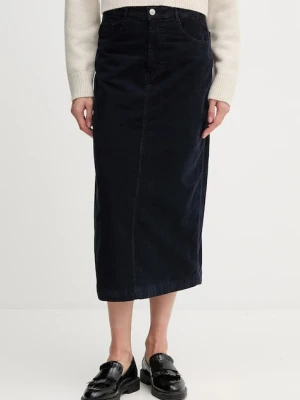 Pepe Jeans spódnica kolor granatowy midi prosta PL9011885