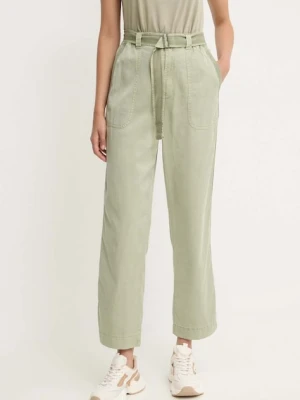 Pepe Jeans spodnie AYLIN zielony
