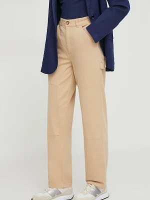 Pepe Jeans spodnie Betsy beżowy