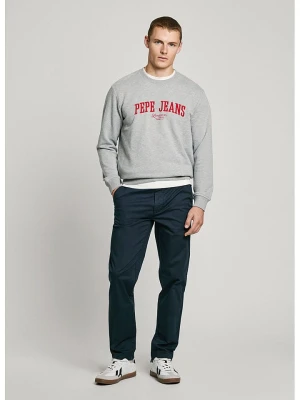 Pepe Jeans Spodnie chino "Poplin" w kolorze granatowym rozmiar: W32