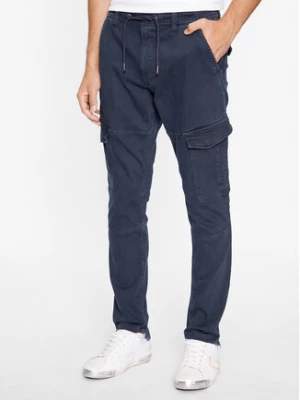 Pepe Jeans Spodnie materiałowe Jared PM211604YG7 Granatowy Regular Fit